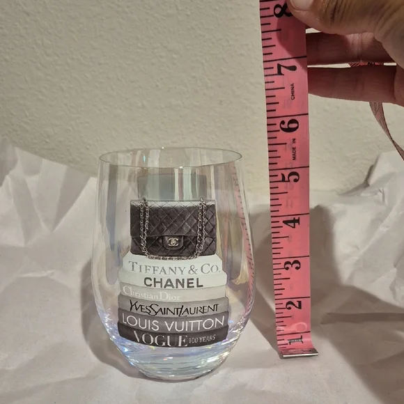 Designer Logo Stemless Wine Glass - Picture 7 of 7